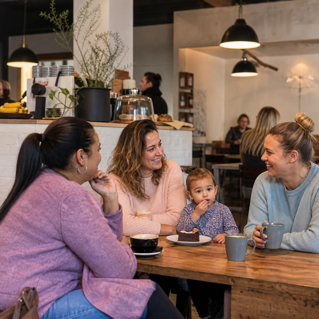 Single parent checking a dating profile privately on a phone at home in Perth